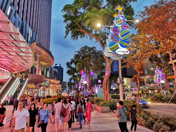 Orchard Road in Singapore