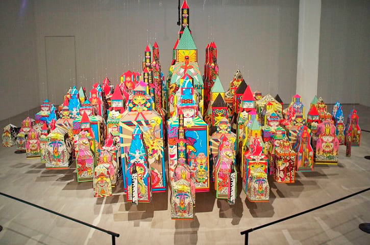 Colorful Displays at Singapore Art Museum