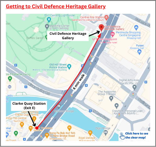 Route to Civil Defence Heritage Gallery