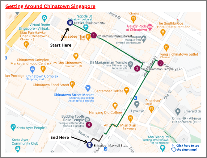 Getting Around Chinatown Map