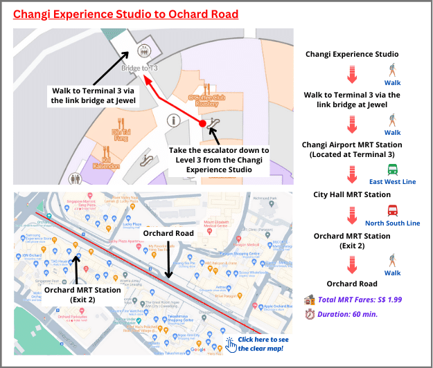 Route to Orchard Road