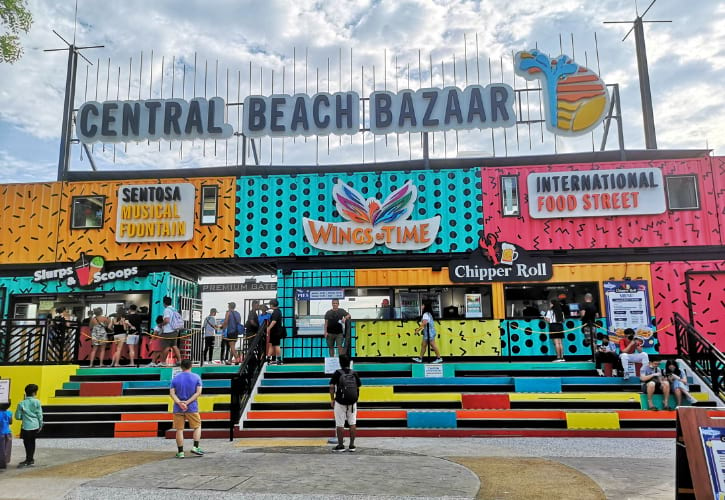 Lively atmosphere at Central Beach Bazaar