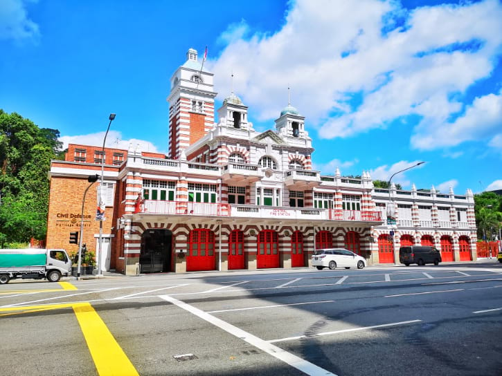 Red-bricked Central Fire Station, Singapore