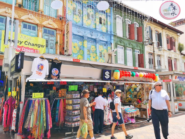 Vibrant Chinatown Street Market, offering a glimpse into Singapore's rich culture