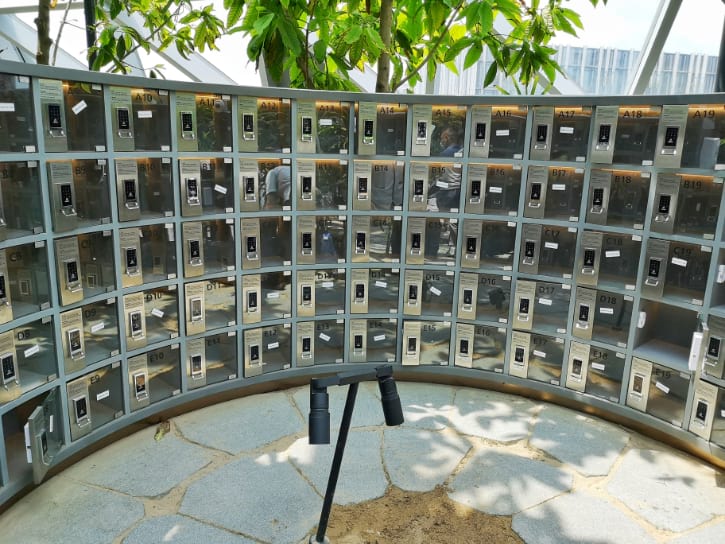 Free Lockers that near to Manulife Sky Nets