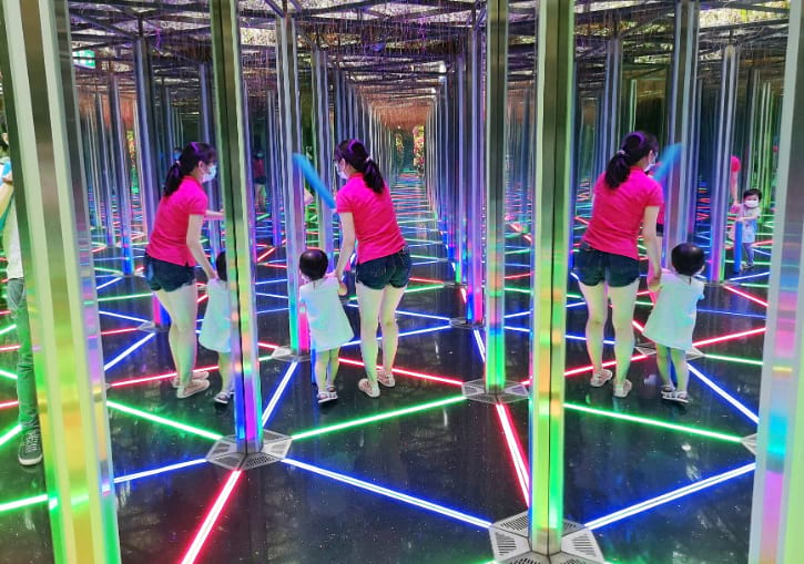 Mirror Maze, a unique Canopy Park adventure