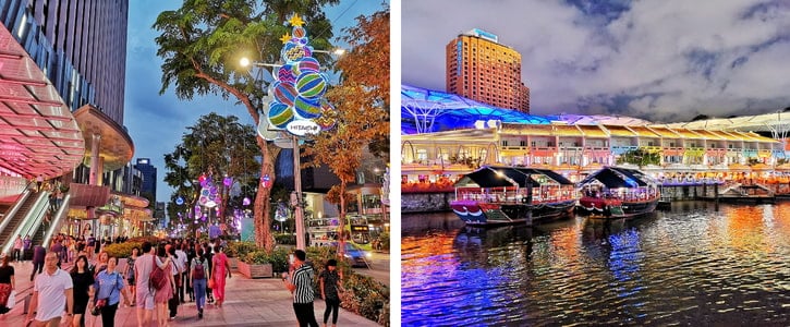 Orchard and Clarke Quay