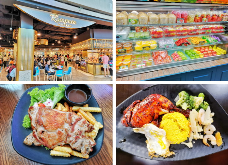 Rasapura Masters food court, showcasing a plethora of Asian culinary delights