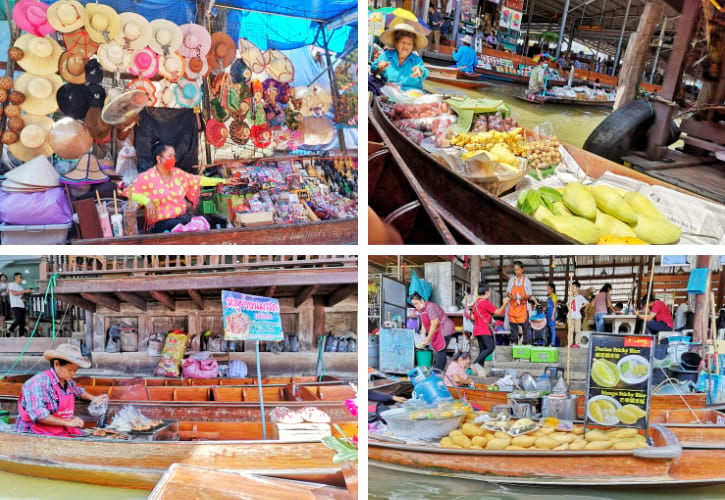 Fruits and Foods Sold Directly from Boats