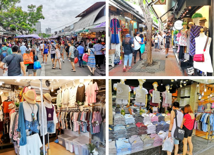 Chatuchak Weekend Market, one of the famous shopping markets in Bangkok