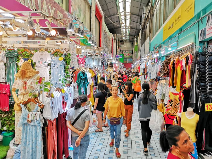 Inside of Pratunam Market