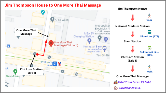 Route to One More Thai Massage