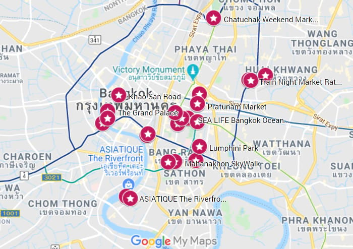 Bangkok Map