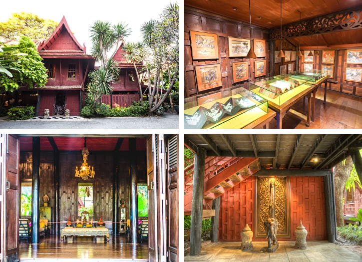 Historic Jim Thompson House in Bangkok, showcasing traditional Thai architecture