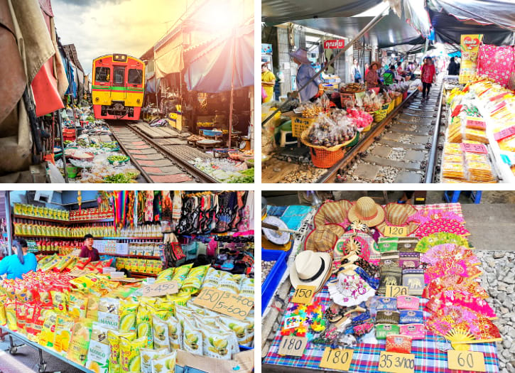 Maeklong Railway Market