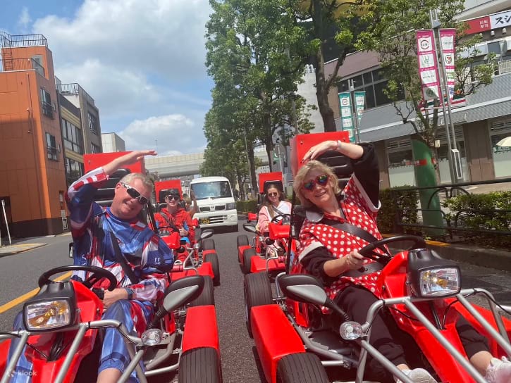 Adventurous go-karting experience on the streets of Asakusa