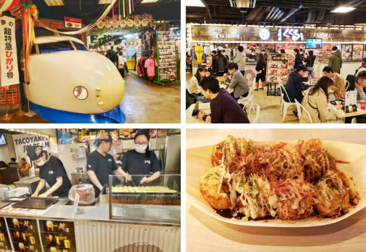 Delicious takoyaki at Odaiba Takoyaki Museum