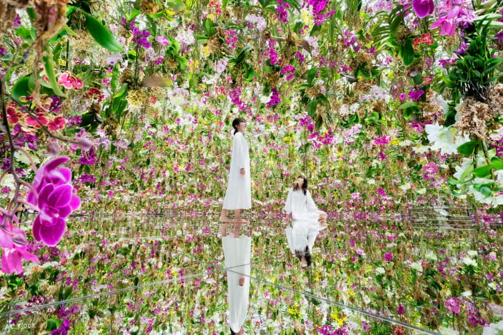 TeamLab Planets TOKYO immersive art installation