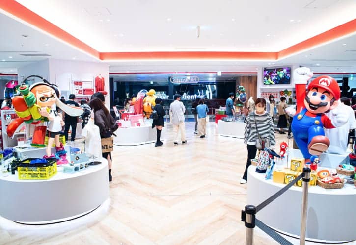 Nintendo TOKYO store in Shibuya PARCO, a paradise for gamers with a wide array of merchandise