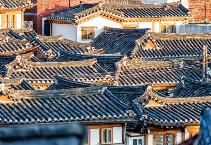 Traditional Tiled Toofs of Bukchon Village