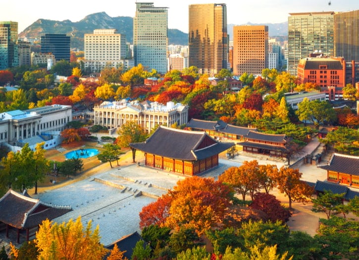 Deoksugung Palace in Seoul, a royal residence turned into a historical museum