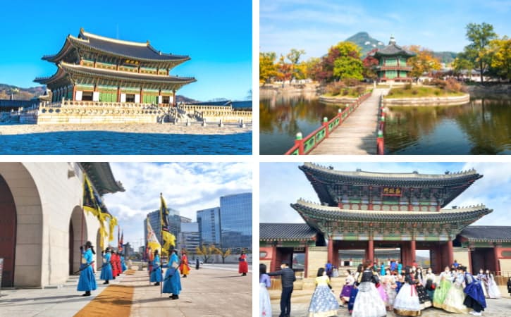 Gyeongbokgung highlights: Geunjeongjeon Hall, Hyangwonjeong Pavilion, and Changing of the Guard