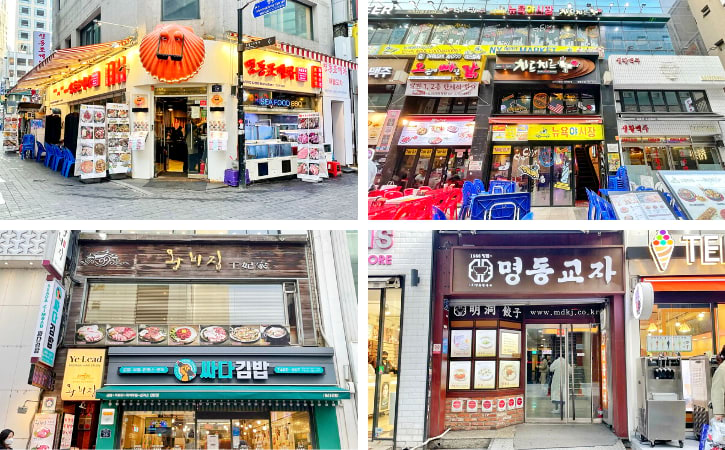 Restaurants in Myeongdong