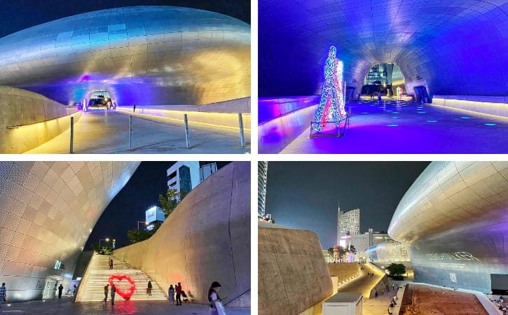 Futuristic Dongdaemun Design Plaza, symbol of modern architectural prowess