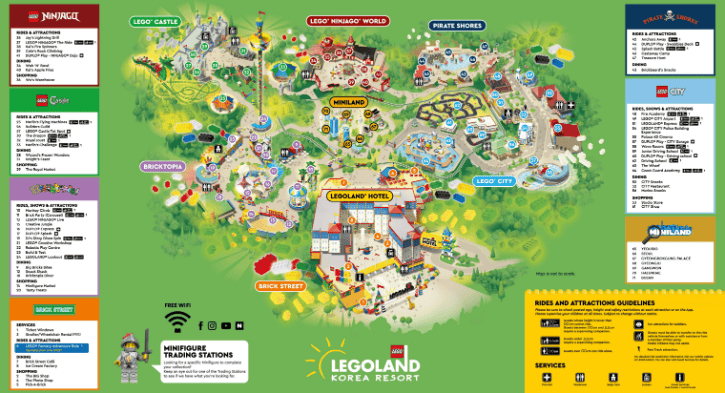 LEGOLAND Korea Map