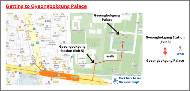 Getting to Gyeongbokgung Palace