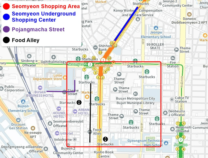 Seomyeon Map