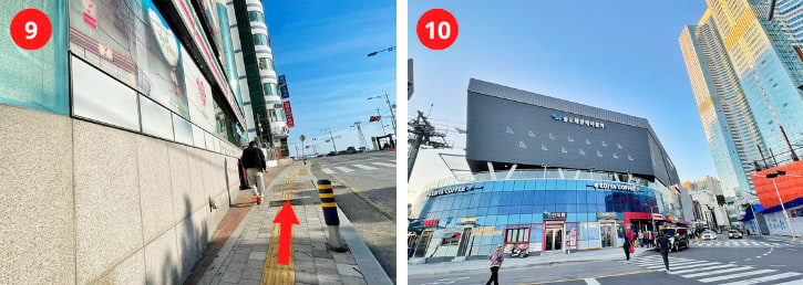 Step 9 to 10 going to Songdo Cable Car Station