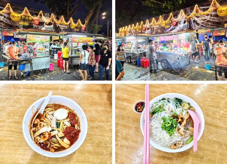 Hokkien Mee and Fish Fillet Noodle Soup at Keat Seng Restaurant