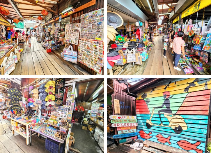 Narrow Wooden Walkways of the Jetties