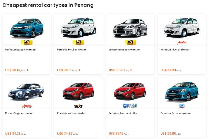 Car Rental Penang