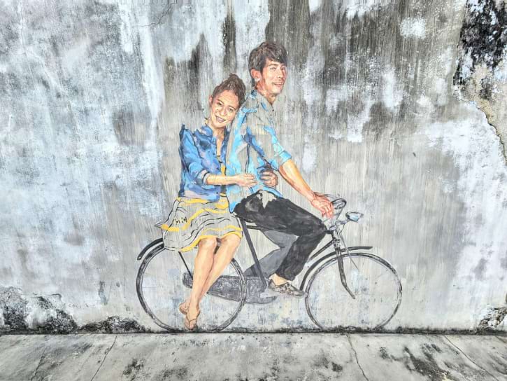 Love on Bicycle Mural