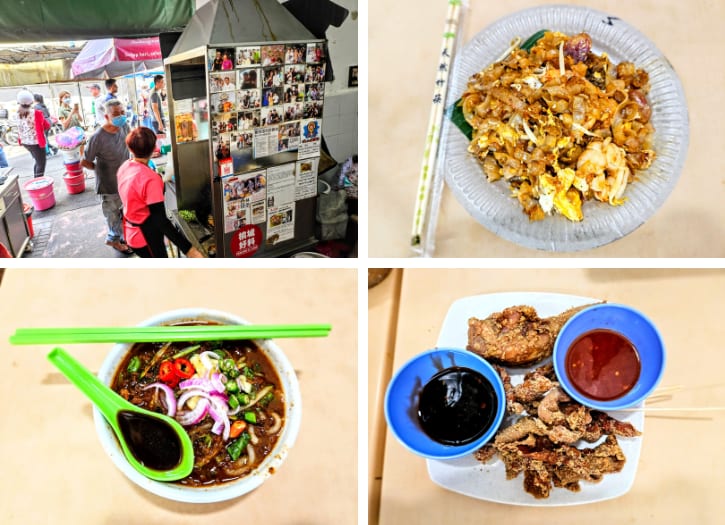 Char Koay Teow, Laksa and Crispy Chicken Skin at Joo Hooi Cafe