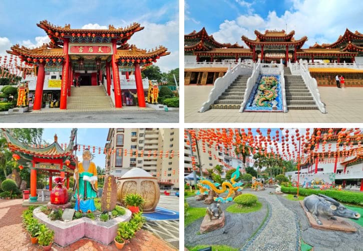 Serenity Park and Chinese Zodiac in Thean Hou Temple