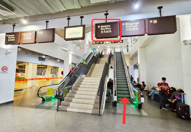 Ground Floor of Awana Bus Terminal