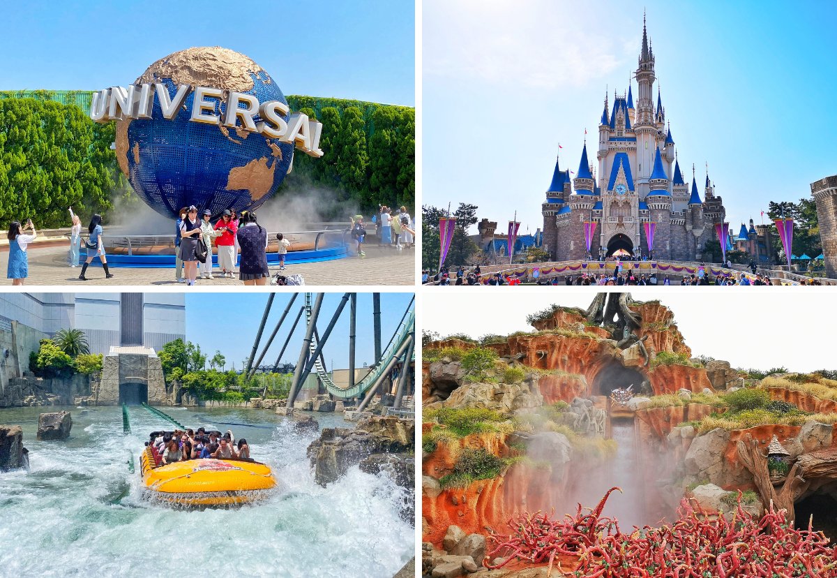 Universal Studios Japan vs Tokyo Disneyland