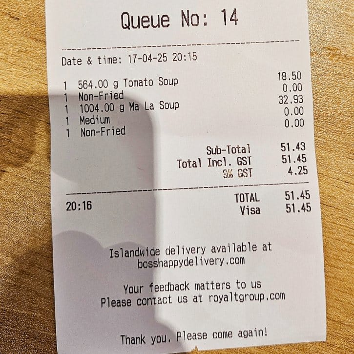 Receipt