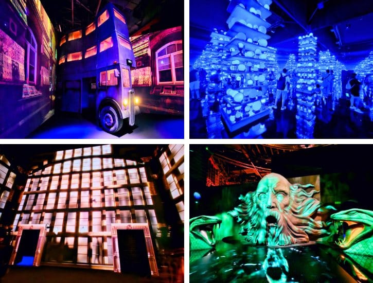 Knight Bus, Hall of Prophecy and Chamber of Secrets 