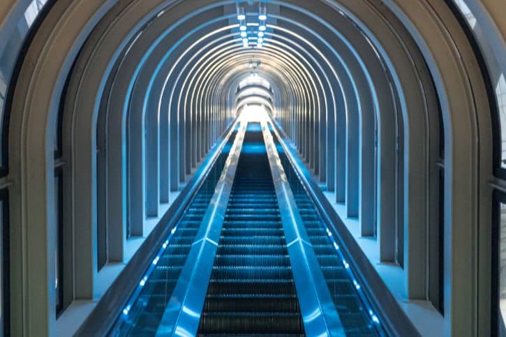 Glass Escalators