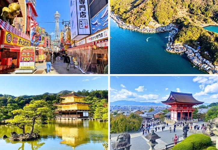 Osaka, Nara and Kyoto Itinerary