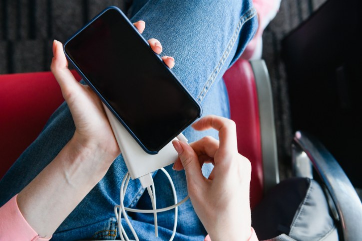 Power Bank with Smartphone