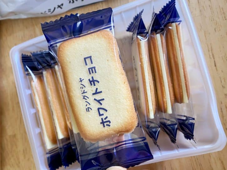 Langue de Chat White Chocolate Cookies