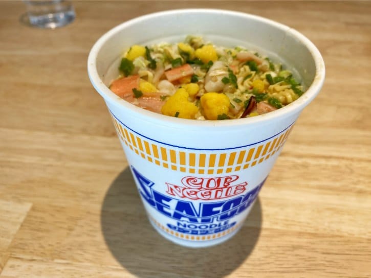 Seafood of Nissin Cup Noodles Soup