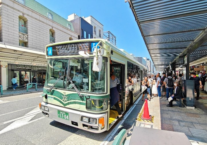 Bus Stop near Hotel Forza Kyoto Shijo Kawaramachi