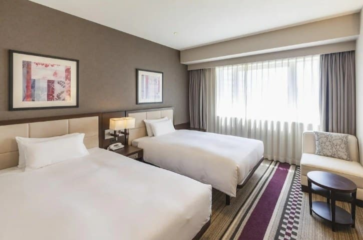 Bedroom of Hotel Sunroute Plaza Shinjuku