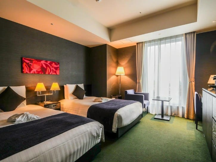 Bedroom of The Gate Hotel Asakusa Kaminarimon by Hulic